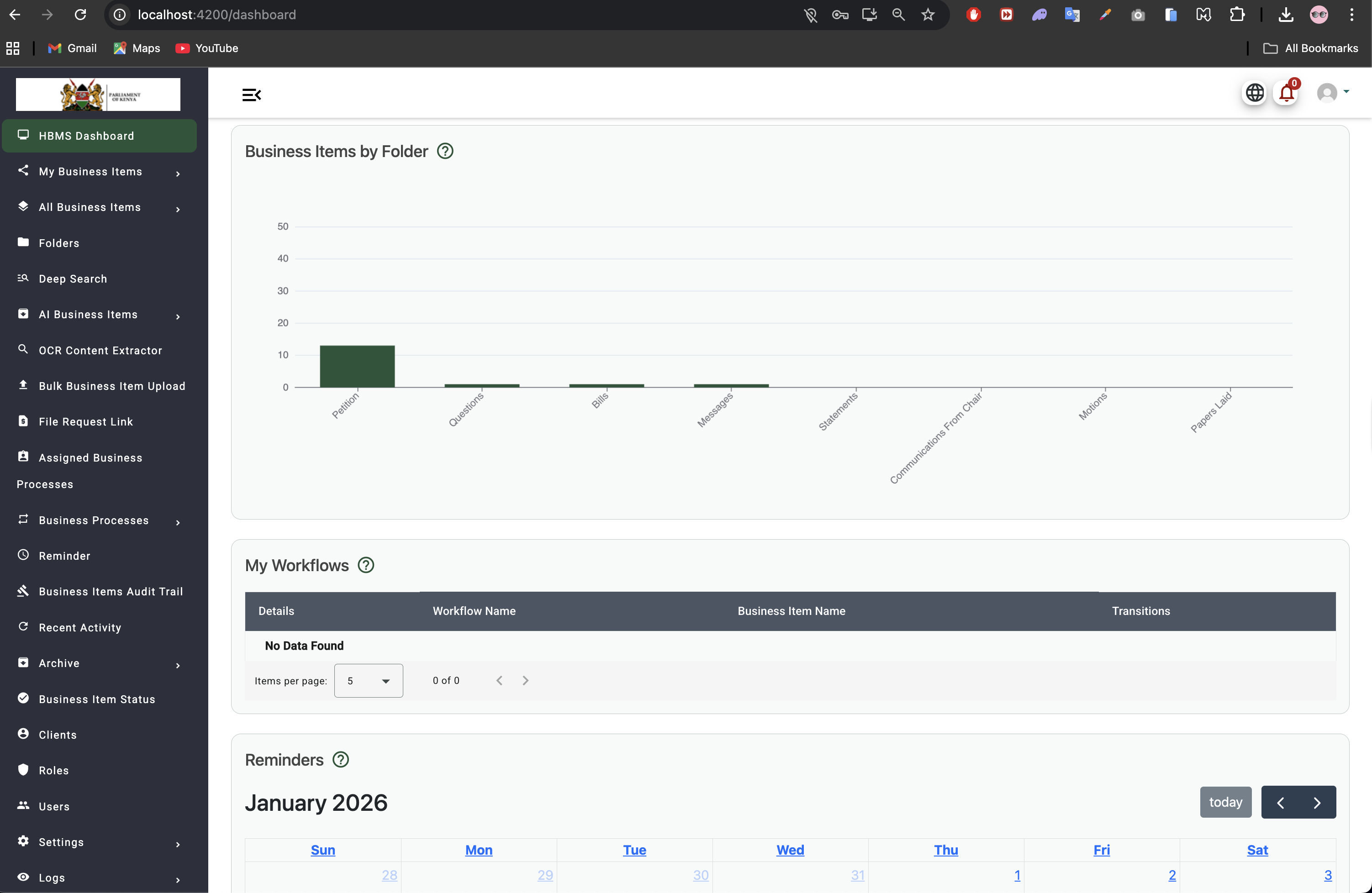 Legislative Information Management System
